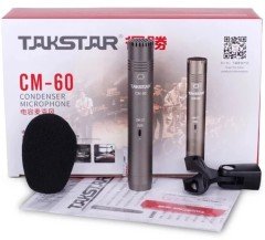 TAKSTAR CM-60 Kondenser Enstrüman Stüdyo Kayıt Mikrofonu cm60