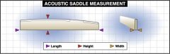 Tusq Acoustic Saddle Classical -Tall:  PQ-9208-00
