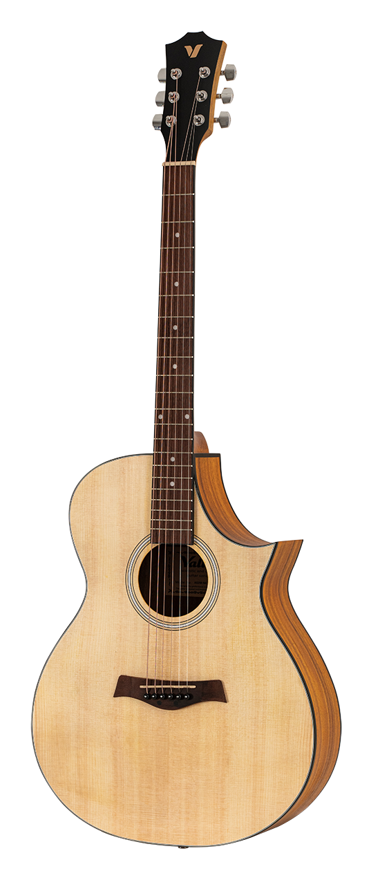 VALLER AG250 Cutaway Akustik Gitar