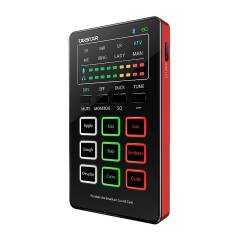 Takstar MX1 ​​mini Set Portatif Mobil Taşınabilir Canlı Yayın Ses Kartı Kulaklık ve Mikrofon Seti