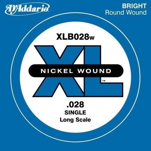 BAS GİTAR TEK TEL, (DO), XL NICKEL WOUND, 0.028 GAUGE, LONG SCALE, BRIGHT, ROUND WOUND