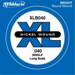 BAS GİTAR TEK TEL, (SOL), XL NICKEL WOUND, 0.040 GAUGE, LONG SCALE, BRIGHT, ROUND WOUND