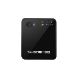 Takstar V1 Dual Kablosuz Video Kamera Yaka Mikrofonu - iOS Apple Uyumlu ( 2 Verici + 1 Alıcı )