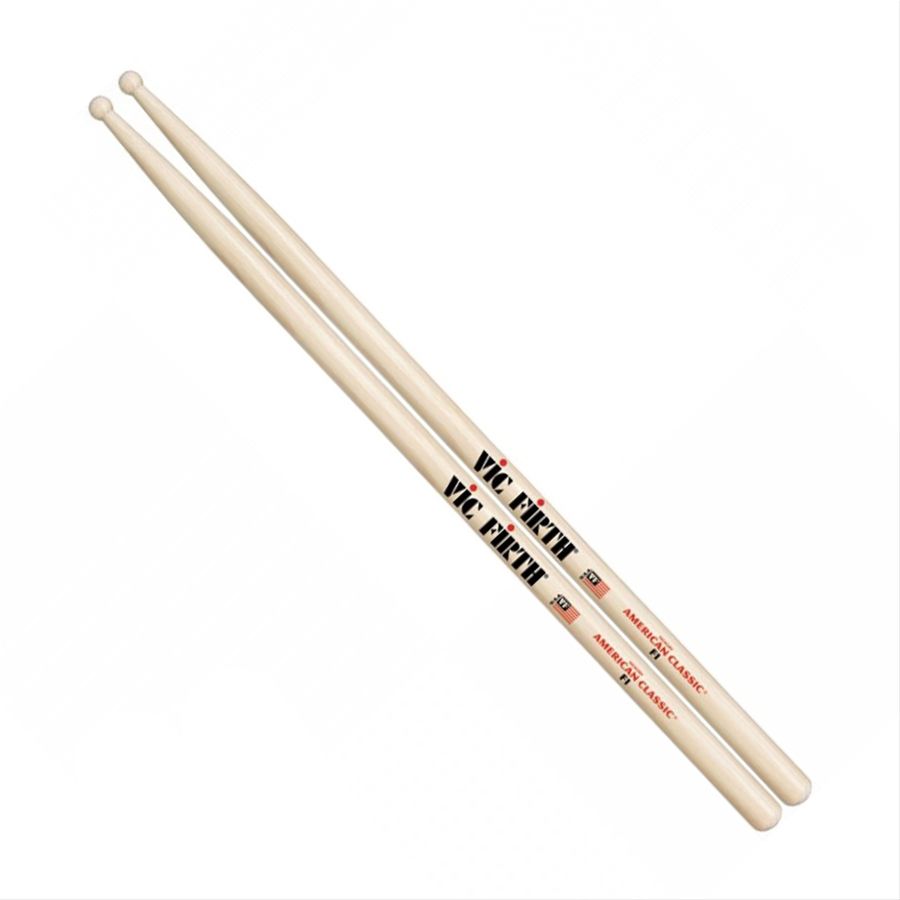 BAGET (ÇİFT) F1 WOOD, FUSION VE ELEKTRO JAZ İÇİN, HICKORY, 0.580''x16 (3/16)'', SHORT TAPER, TIP: WOOD (AĞAÇ)/ROUND, SURFACE: SMALL/LACQUER