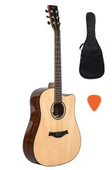 Valler VA530C Cutaway Akustik Gitar Parlak Cilalı