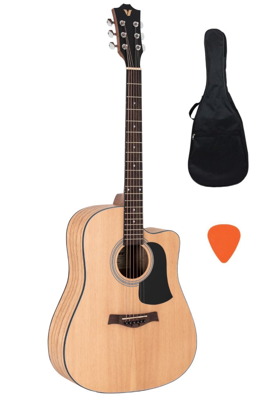 Valler AG220 Naturel-NA Akustik Gitar