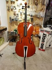 CELLO +KILIF+YAY 4/4, MASİF LADİN ÖN KAPAK, MASİF MAPLE ARKA VE YANLAR, PURE (SAF) SES