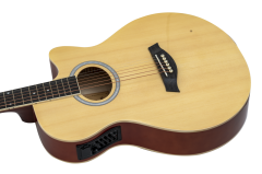 Valler AGX250 NA Naturel İnce Kasa Elektro Akustik Gitar
