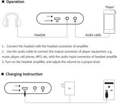 Takstar HA-101 Portatif Kulaklık Amfisi headphones headset amplifier ha101