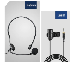 TAKSTAR X3PP Telsiz Yaka ve Kafa Mikrofon Kablosuz Wireless Lavalier  Headset  UHF 32 kanal