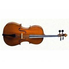 CELLO 3/4 SCALE +KILIF+YAY, KARARTILMIŞ AKÇAAĞAÇ BURGULAR