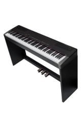 Valler S8 Portable Stage Siyah Gülağacı 88 Tuşlu Dijital Piyano ( Stand + Tabure + Kulaklık)