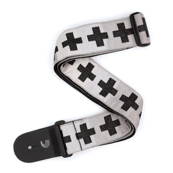 - GİTAR ASKISI DOKUMA CHECKERED CROSSES