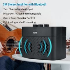 Aroma A05 Bluetooth Taşınabilir 5 Watt Elektro Gitar Amfisi