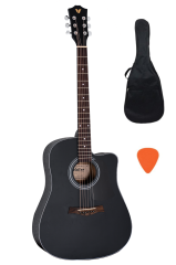Valler AG240 BK Siyah Akustik Gitar - Outlet