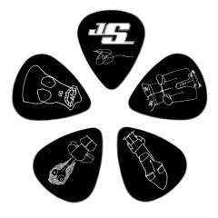 PENA-Joe Satriani Kendi Tasarımı İle 10 Adet Medium Pena: 1CBK4-10JS