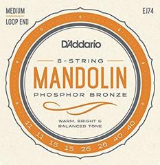 MANDOLIN TEL SET, FOSFOR BRONZ SARIM, MEDIUM, 4 Çİ