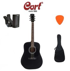 Cort AD810BKS Akustik Gitar Set (Akort Cihazı + Kılıf + Pena)