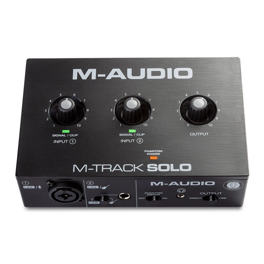 M-Audio M-Track Solo 2 Kanallı Enstrüman Girişli Stüdyo Ses Kartı