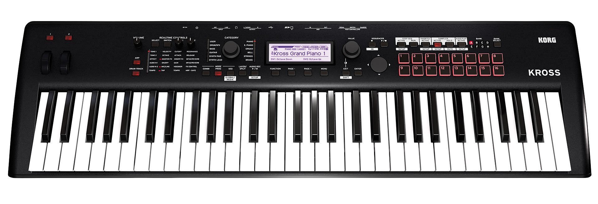 Korg Kross 2 61 Tuşlu Siyah Synthesizer Workstation