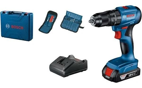 Bosch Professional GSB 185-LI 2.0Ah Tek Akülü Darbeli Matkap 23 Parça Set Hediyeli - 06019K3102