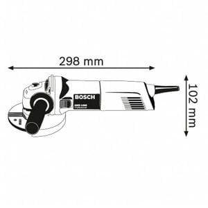 Bosch Professional GWS 1400 125 mm Avuç Taşlama