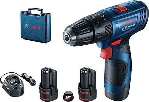 Bosch Professional GSB 120-LI 12 Volt 2.0 Ah Çift Akülü Vidalama Delme