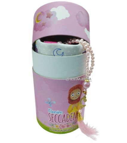 Çocuk Seccadesi Seti Mihrablı Bulut Pembe
