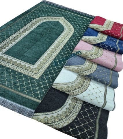 Seccade Şönil İplik Petek Desen Yeşil 325 gr