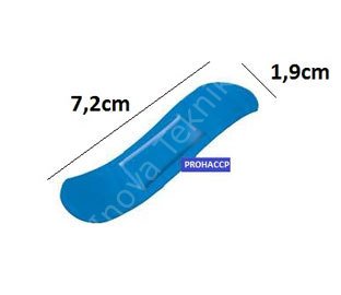 Mavi Yara Bandı 7.2x1.9cm 100 adet (P0158-2)