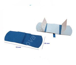 X-Ray ile Algılanabilir Yara Bandı 7.2x2.5cm 100 adet (P0395-2)