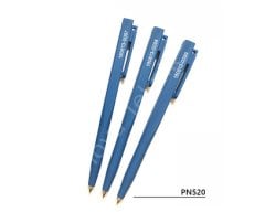 PN0520 Algılanabilir Askılı Tek Parça Kodlu Tükenmez Kalem - Yuvarlanmaz dayanıklı tasarım