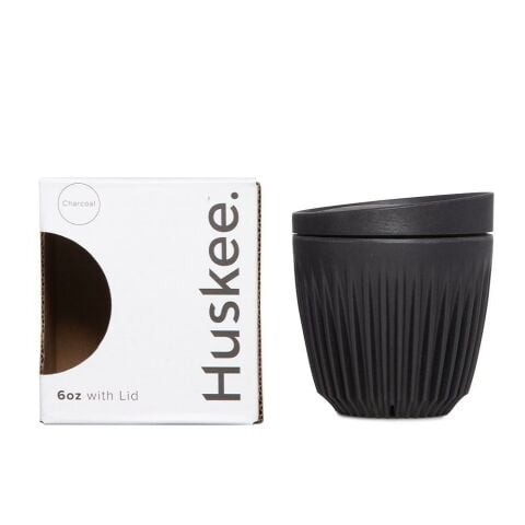 Huskee Cup + Kapak 177 ml / Siyah