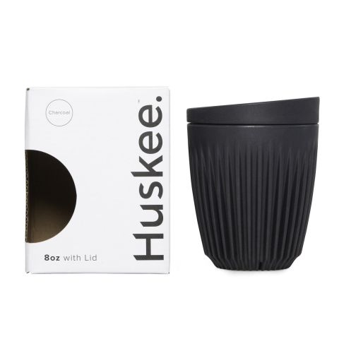Huskee Cup + Kapak 236 ml / Siyah