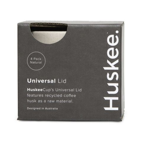 Huskee Cup Universal Natural Kapak 4 Adet