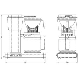 Moccamaster Select Filtre Kahve Makinesi Mat Siyah