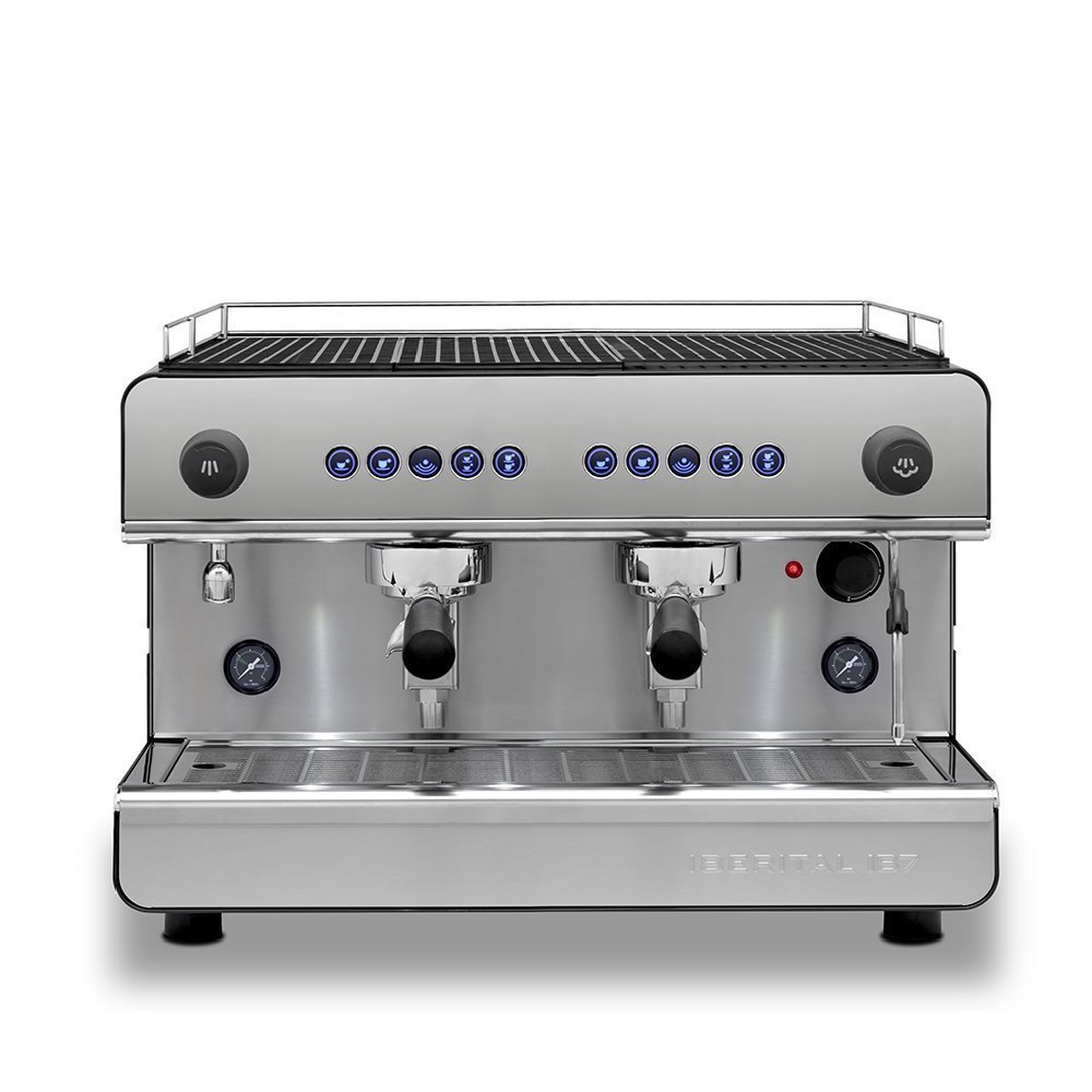 Iberital IB7 Kompakt İki Gruplu Espresso Kahve Makinesi Beyaz
