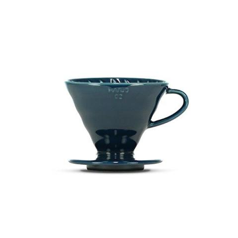 Hario V60 02 Dripper Seramik İndigo Mavisi