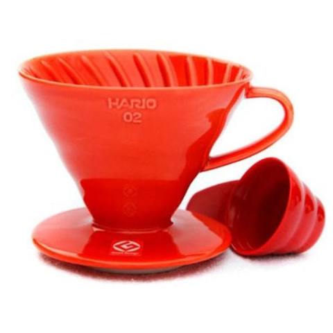 Hario V60 02 Dripper (Kırmızı Seramik)