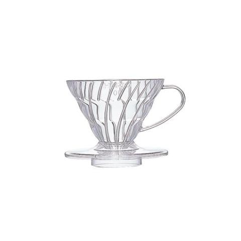 Hario V60 02 Plastik Dripper Şeffaf