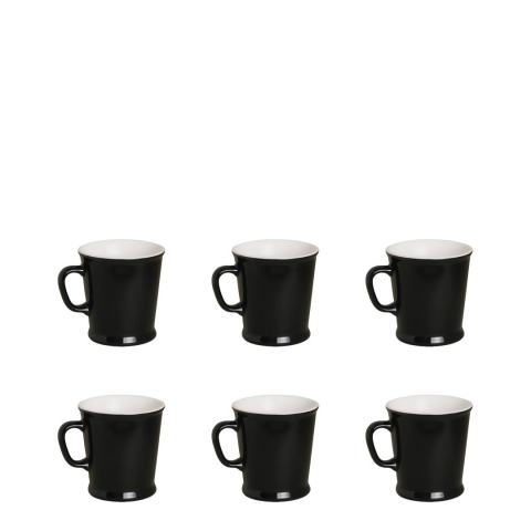 Acme Union Mug 6'lı Fincan Seti Siyah