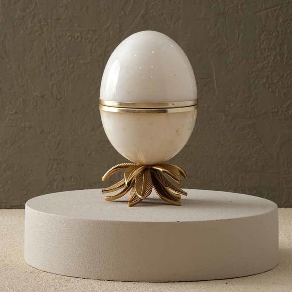 Lotus Egg Dekoratif Obje
