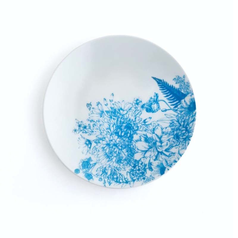 Azul Blanco Patterned Dessert Plate 19cm