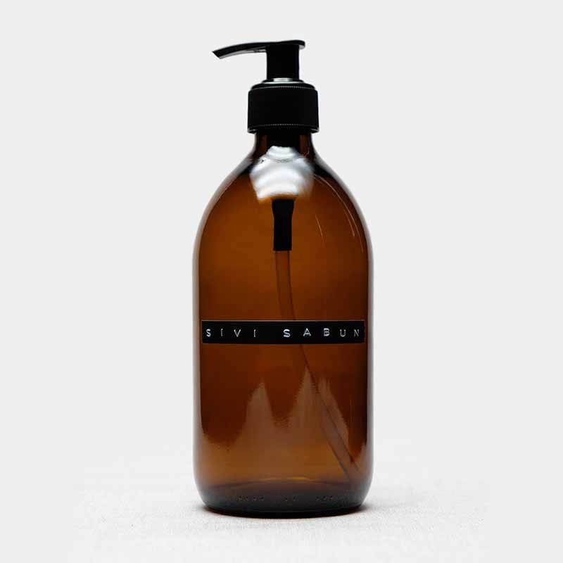 Amber Cam Sıvı Sabunluk 3D ''Sıvı Sabun'' 500ml