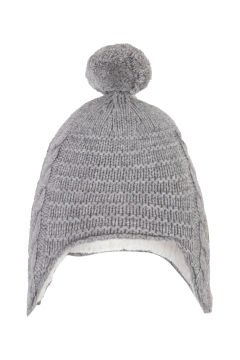 Erkek Çocuk Muflonlu Triko Şapka