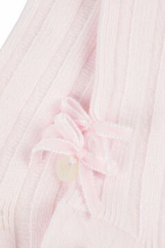 Kız Çocuk Bileği Fiyonklu Külotlu Çorap