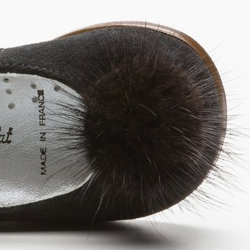 Kız Çocuk Bilekten Tokalı Güderi Ayakkabı