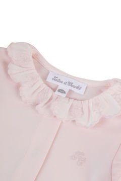 Kız Bebek Yakası Fistolu Body