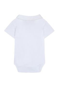 Erkek Bebek Yakası Nakışlı Body