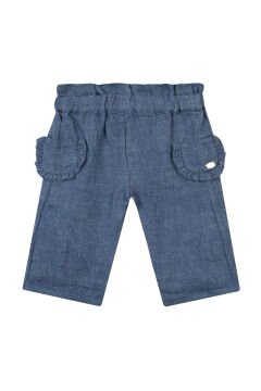 Kız Bebek Keten Pantalon